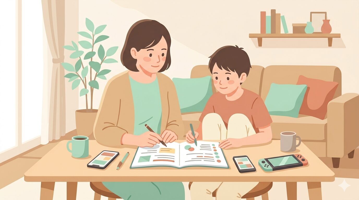 親子で守れるゲーム・スマホのルール作り